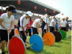 石家庄趣味运动会大全之 五环连梦